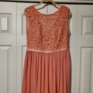 David's Bridal Lace Dress - Parfait